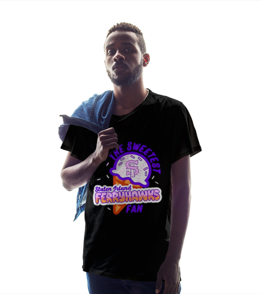 Staten Island Ferryhawks The Sweetest Fan Ice Cream Cone T-Shirt