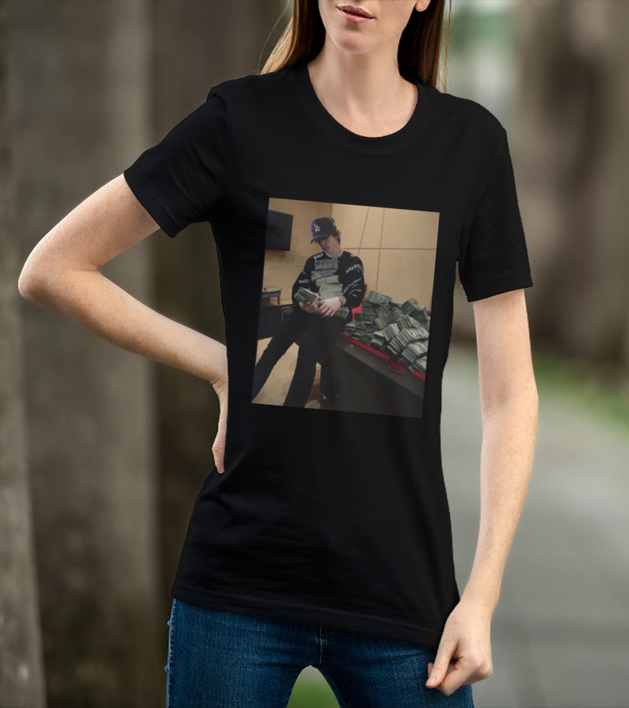Balenciaga Black Stacks Of Cash T-Shirt