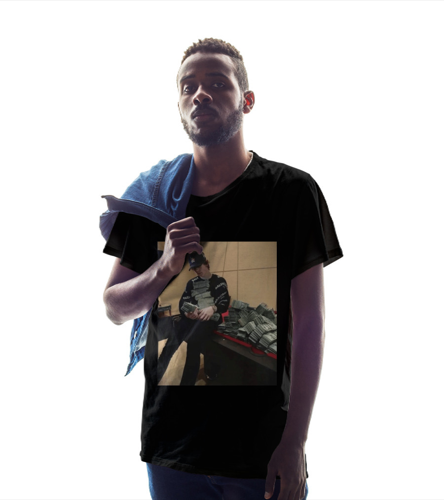 Balenciaga Black Stacks Of Cash T-Shirt