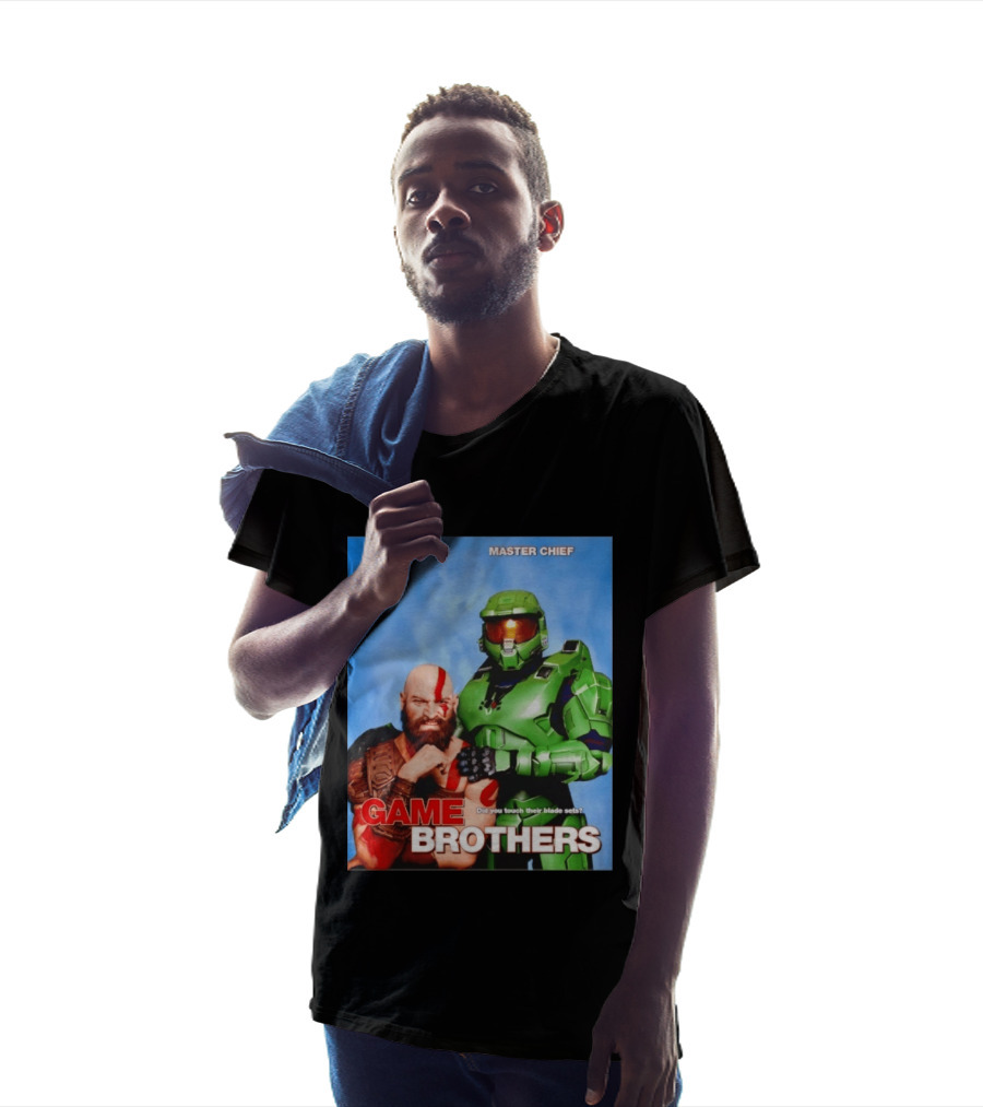 Kratos Master Chief Game Brothers Did You Touch Their Blade Sets T-Shirt