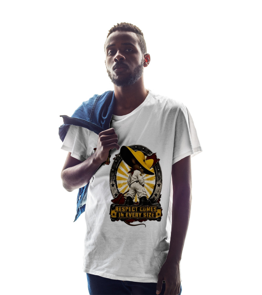 Big Brim Authority Respect Comes In Every Size By SBreezy T-Shirt