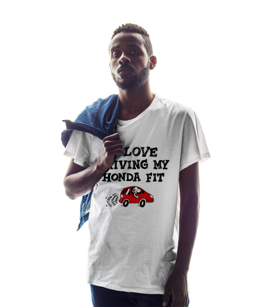 I Love Driving My Honda Fit With Snoopy T-Shirt