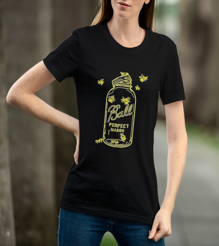 Ball Perfect Mason Jar With Bumble Bees T-Shirt