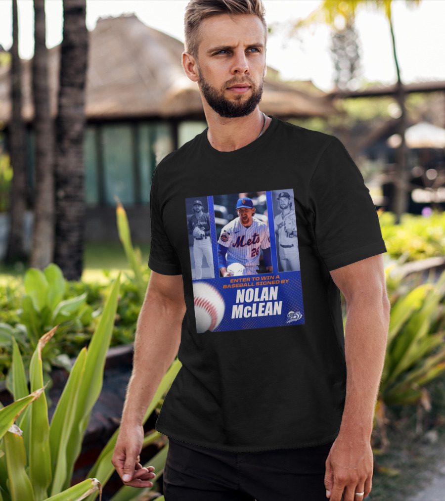 Enter To Win A Baseball Signed By Nolan McLean Mets 26 Celebrating 25 Years T-Shirt