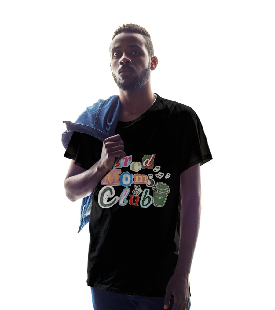 Tired Moms Club Coffee Butterfly T-Shirt