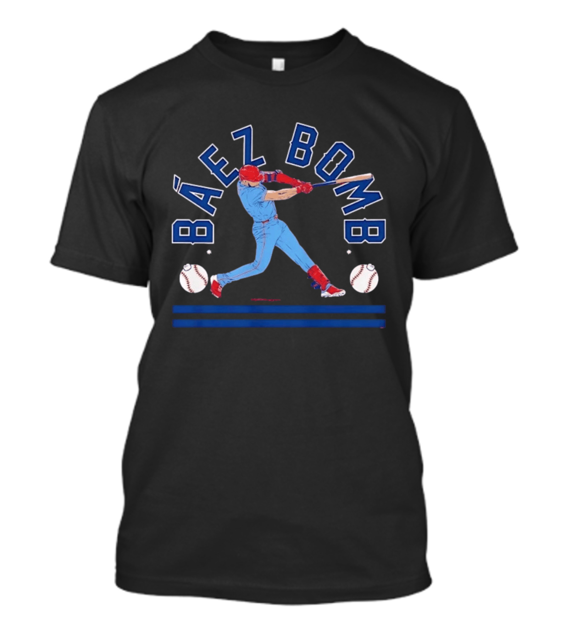 Javier Baez Baez Bomb MLB Baseball Chicago Cubs Batter T-Shirt