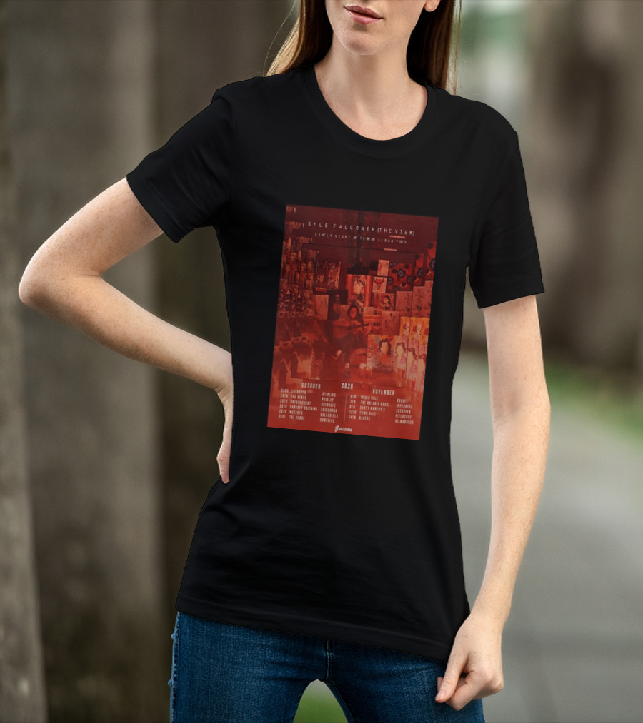 Kyle Falconer The View Lovely Night Of Terror Album Tour 2026 October November Scotland Dates T-Shirt