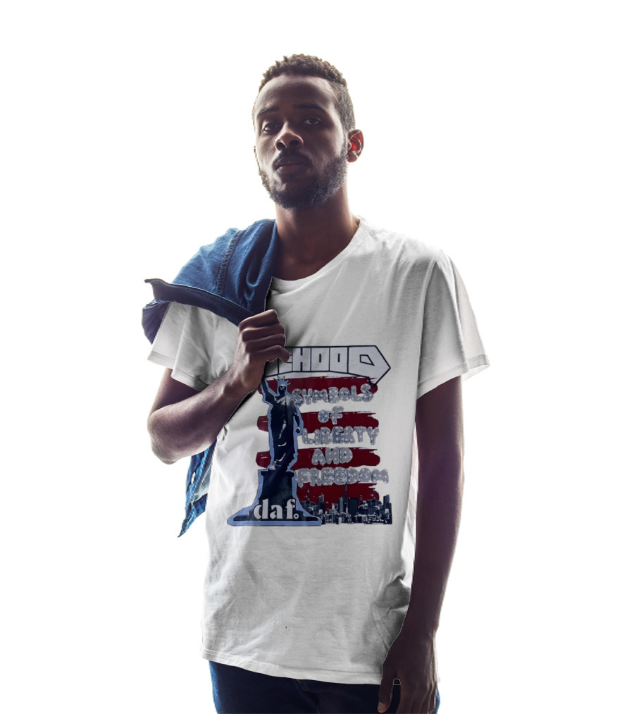 Mehood Symbols Of Liberty And Freedom Statue Of Liberty Daf T-Shirt