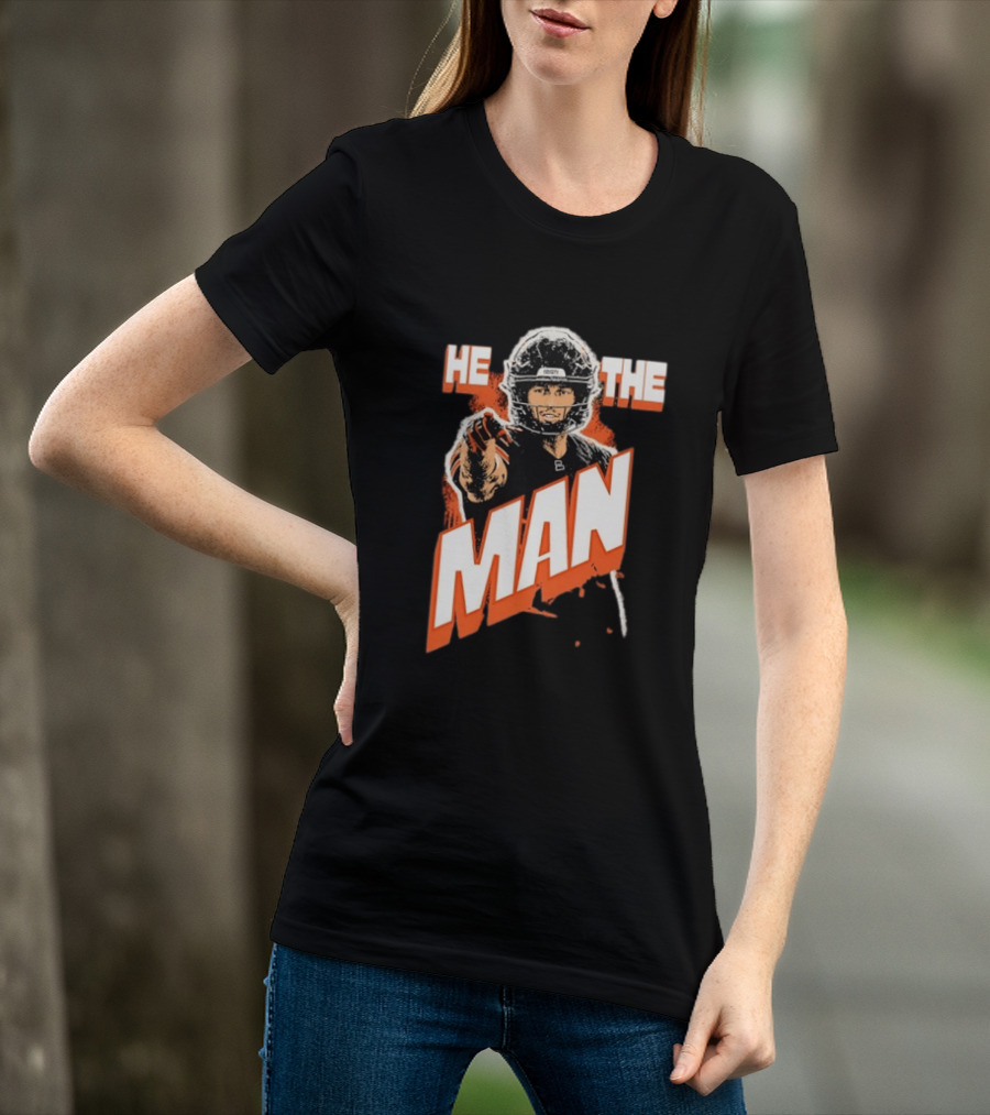Caleb Williams He The Man Chicago Bears Fan T-Shirt