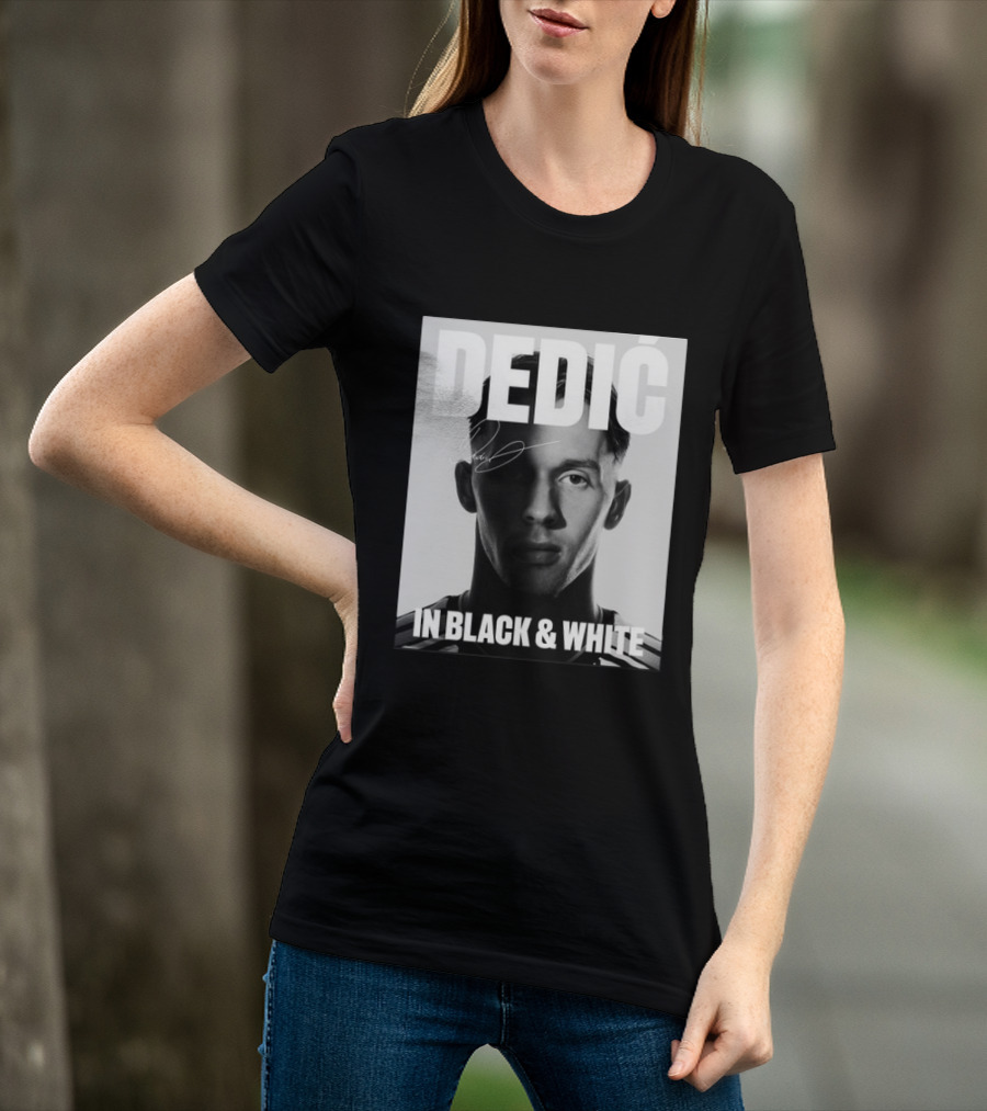 Dedić In Black & White Monochrome T-Shirt
