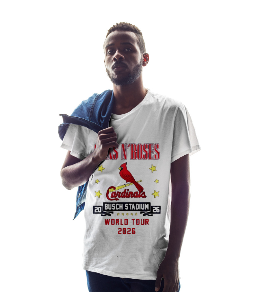 Guns N' Roses Busch Stadium St Louis Cardinals World Tour 2026 T-Shirt