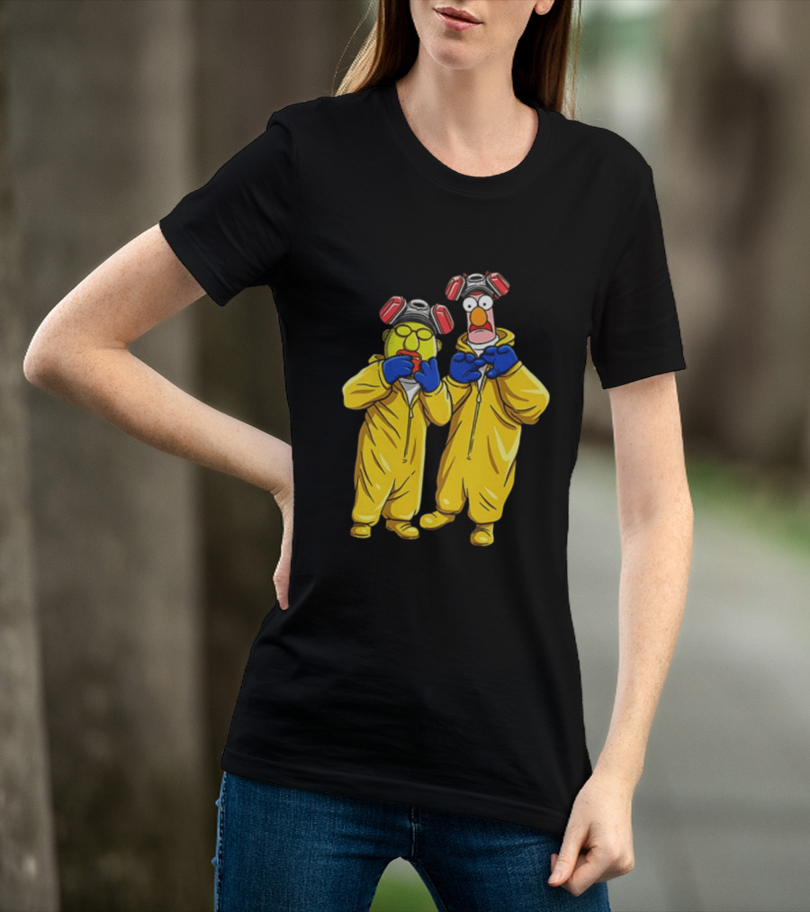Dr Bunsen Honeydew Beaker Breaking Bad The Muppets Yellow Hazmat Suit T-Shirt