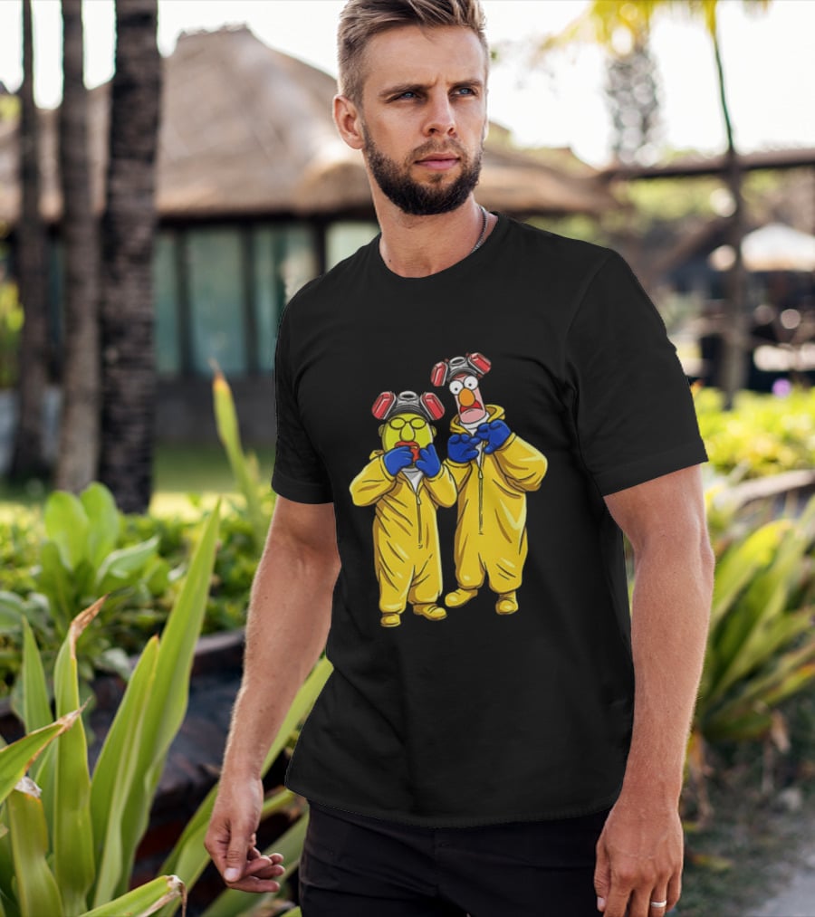 Dr Bunsen Honeydew Beaker Breaking Bad The Muppets Yellow Hazmat Suit T-Shirt