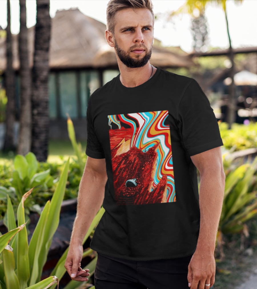 Gov't Mule Livingston MT August 18 2026 Event Psychedelic Swirls Alien Landscape T-Shirt