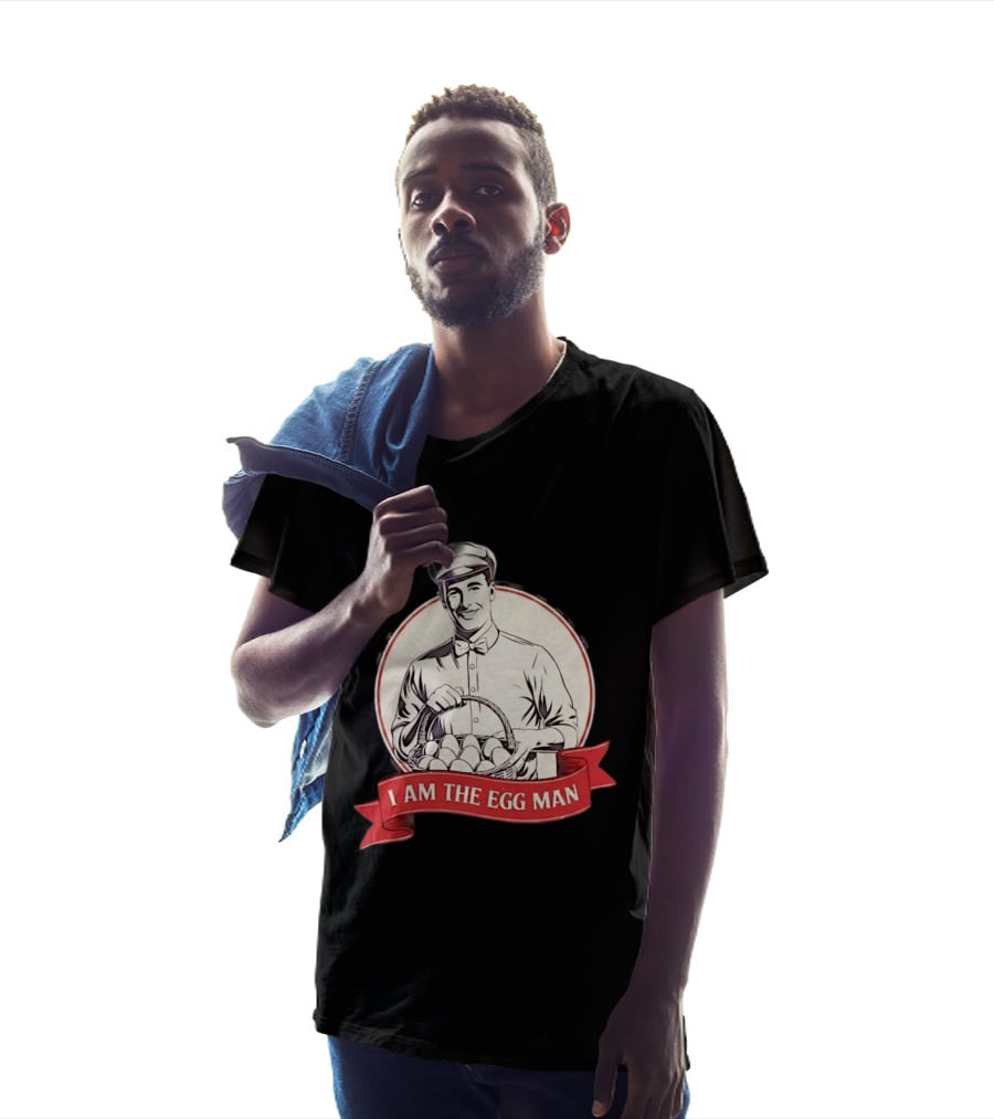 I Am The Egg Man Vintage Style Lyrics Reference T-Shirt