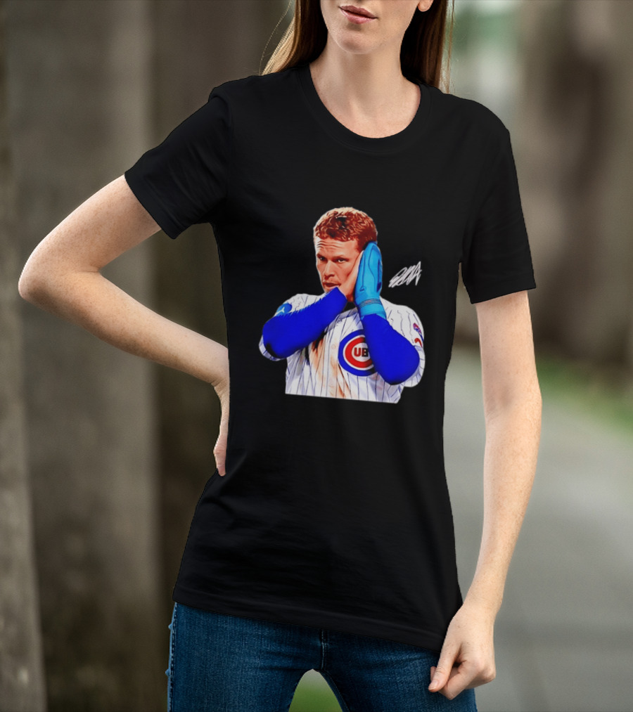 Ian Happ Chicago Cubs MLB Baseball Player With Cubs T-Shirt
