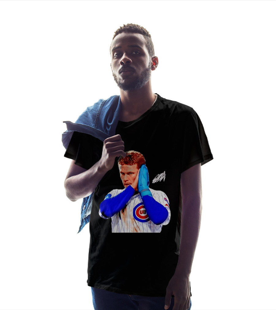 Ian Happ Chicago Cubs MLB Baseball Player With Cubs T-Shirt