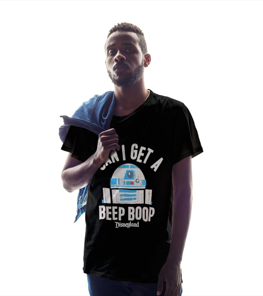 Can I Get A Beep Boop R2 D2 Disneyland Distressed T-Shirt