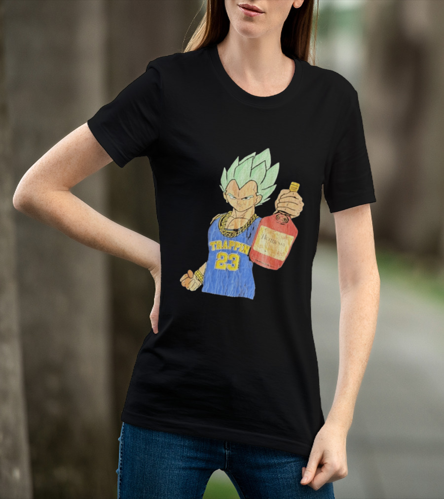 Vegeta Trappin 23 Hennessy Dragon Ball Z T-Shirt