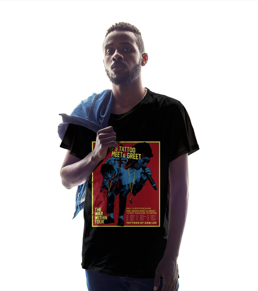 Yelawolf's Tattoo Meet & Greet The War Within Tour Tattoos By Sam Lee T-Shirt