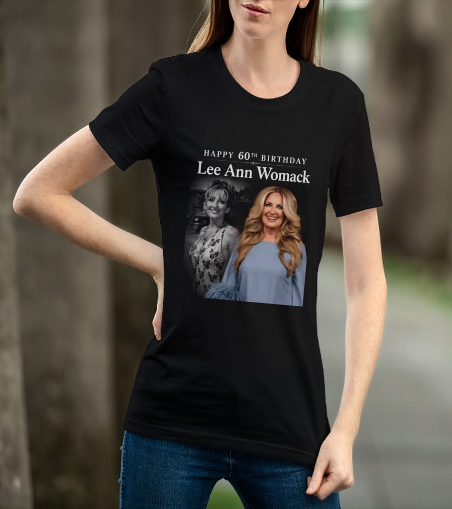 Happy 60th Birthday Lee Ann Womack Celebration T-Shirt