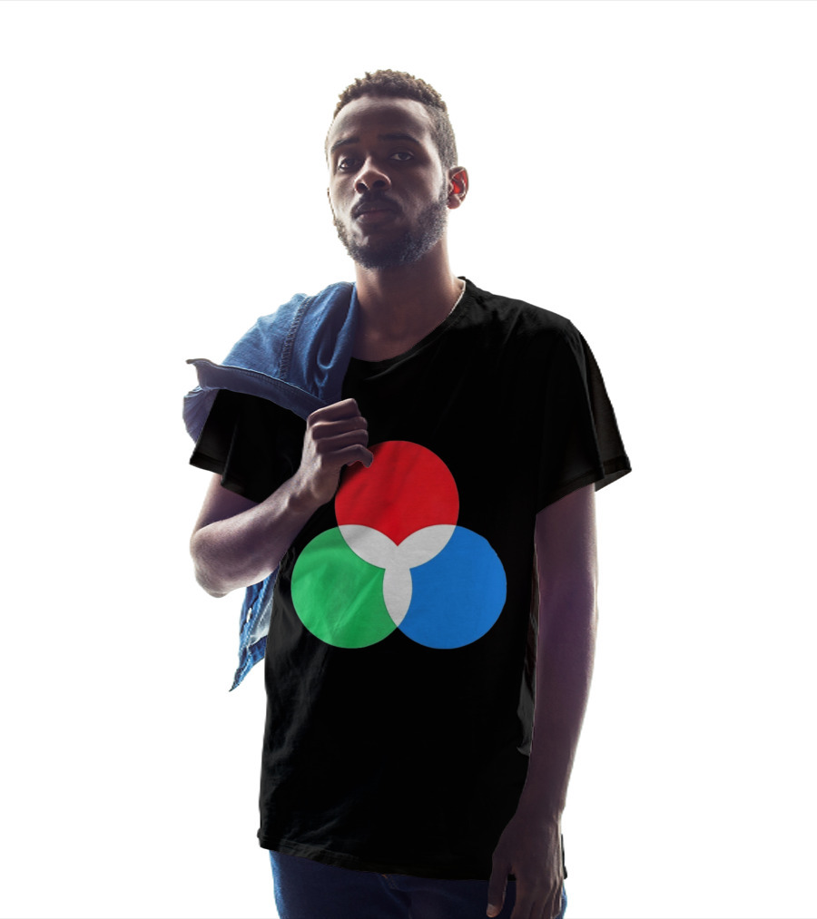 RGB Color Model Venn Diagram Red Green Blue T-Shirt