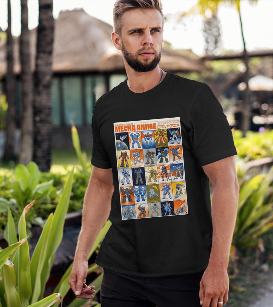 The Evolution Of Mecha Anime V.2 T-Shirt
