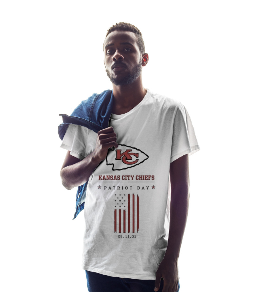 Kansas City Chiefs Vs All Y'all Patriot Day Flag Chiefs KC Arrowhead Red White Stripes Stars 9 11 01 T-Shirt