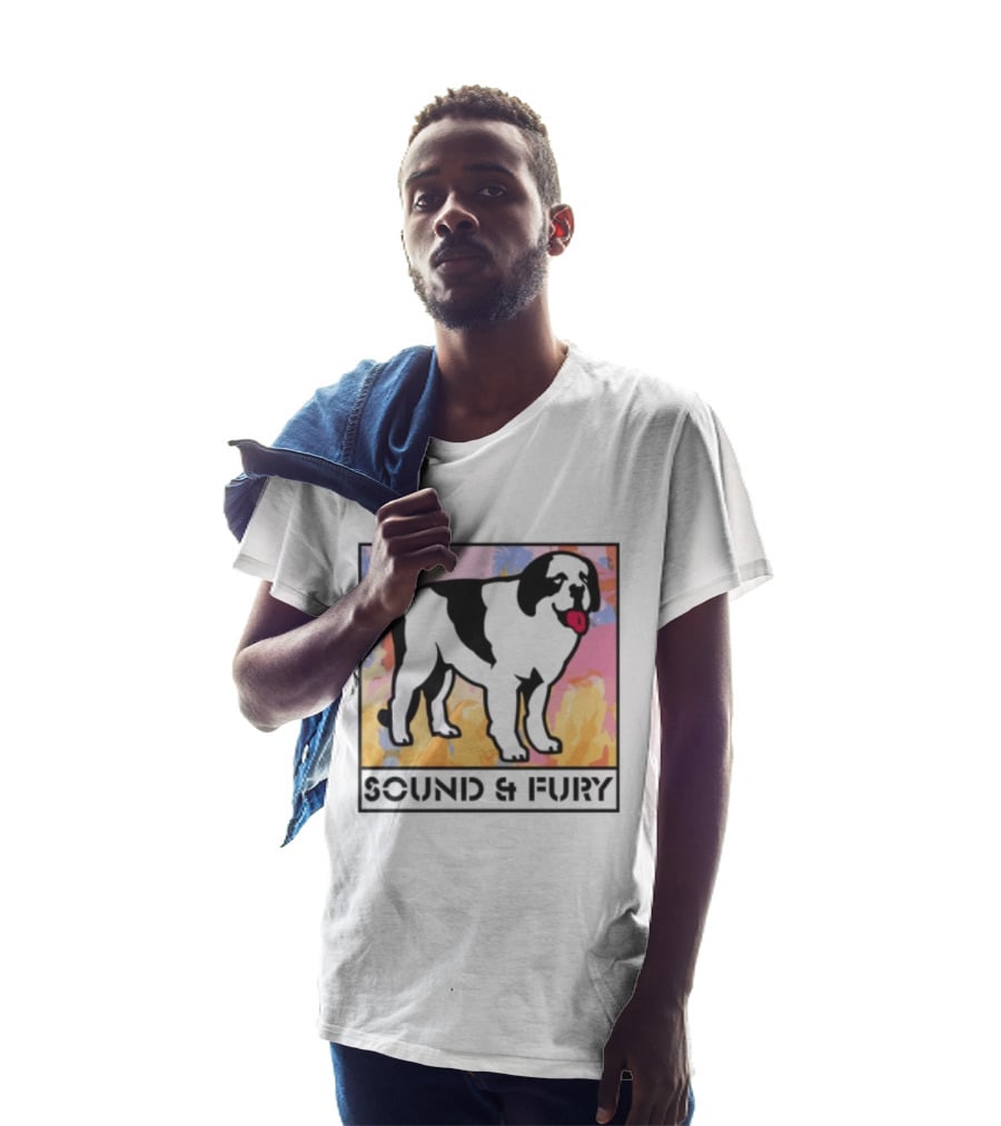 Sound And Fury Store Sound And Fury 2026 Big Dog White St Bernard T-Shirt