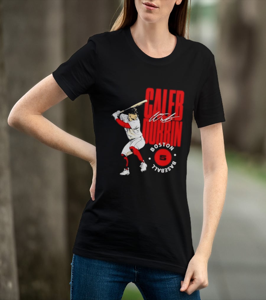 Caleb Durbin Boston Red Sox Baseball 5 T-Shirt