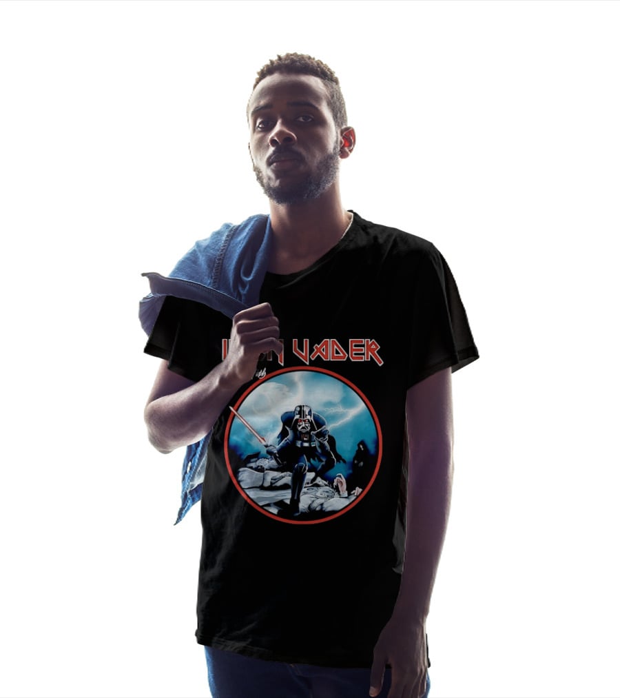 Iron Vader The Sith Star Wars Heavy Metal Darth Vader Comic T-Shirt