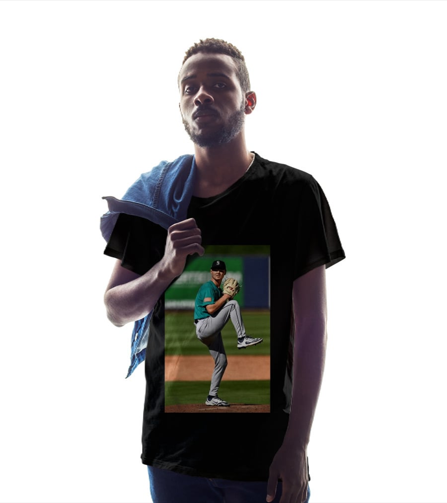 Seattle Mariners Kade Anderson Pitching Stance T-Shirt