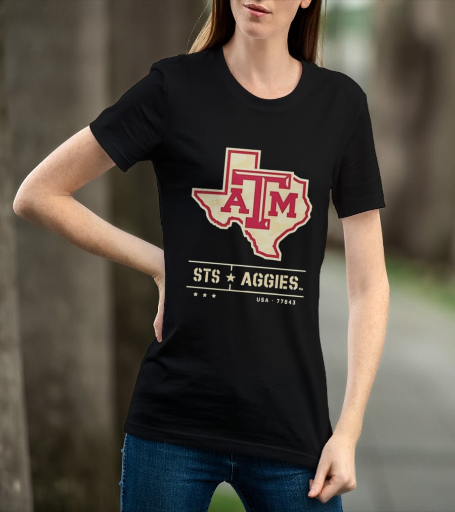 Texas A&M ATM STS Aggies USA 77843 T-Shirt