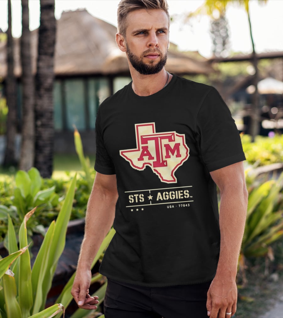 Texas A&M ATM STS Aggies USA 77843 T-Shirt