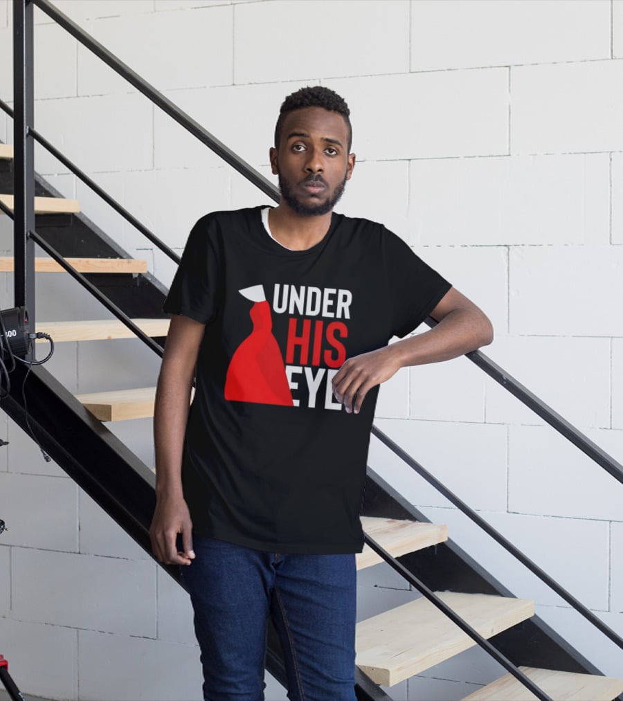 Under His Eye Red Cloak And White Bonnet T-Shirt
