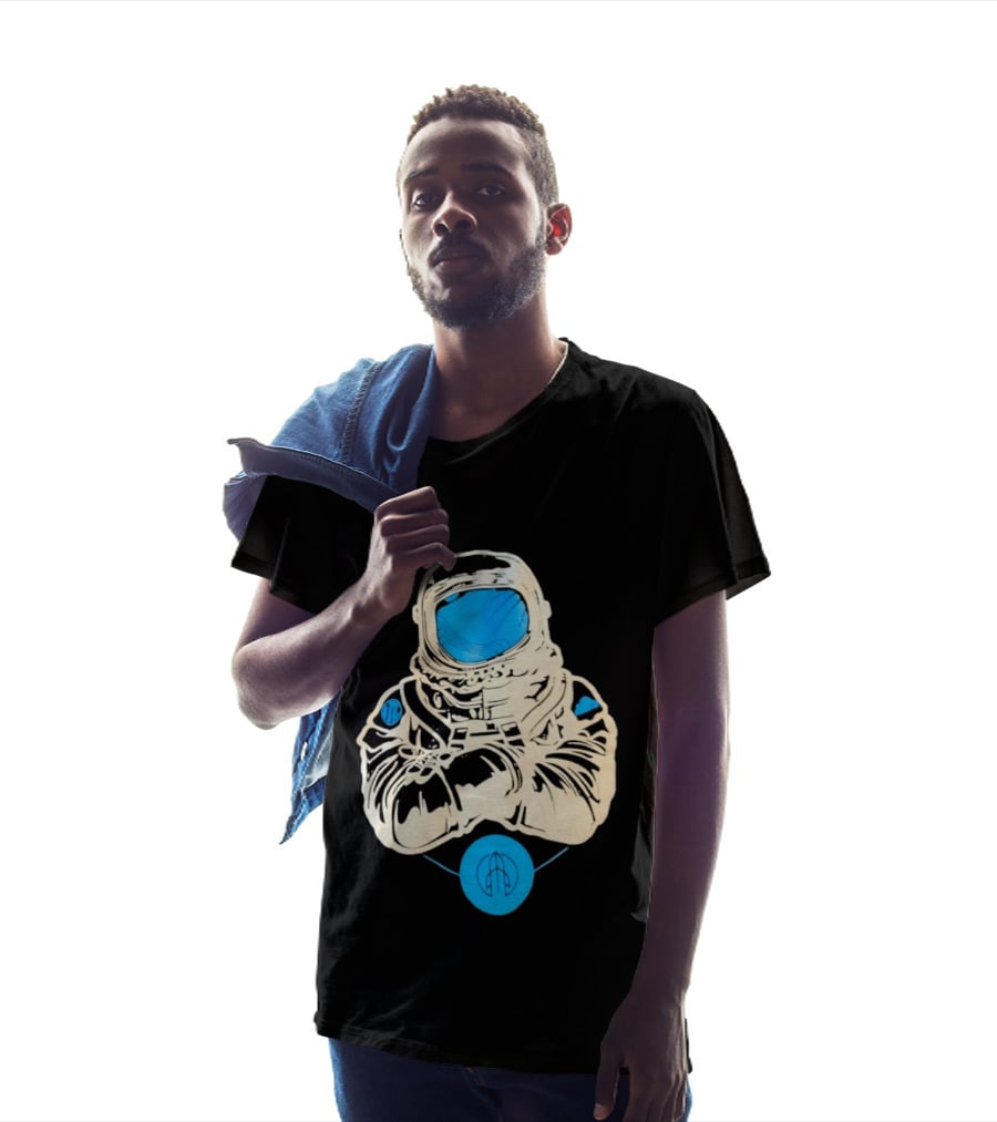 WordPress Astronaut Space Explorer Developer Iconic Space Suit Drawing T-Shirt