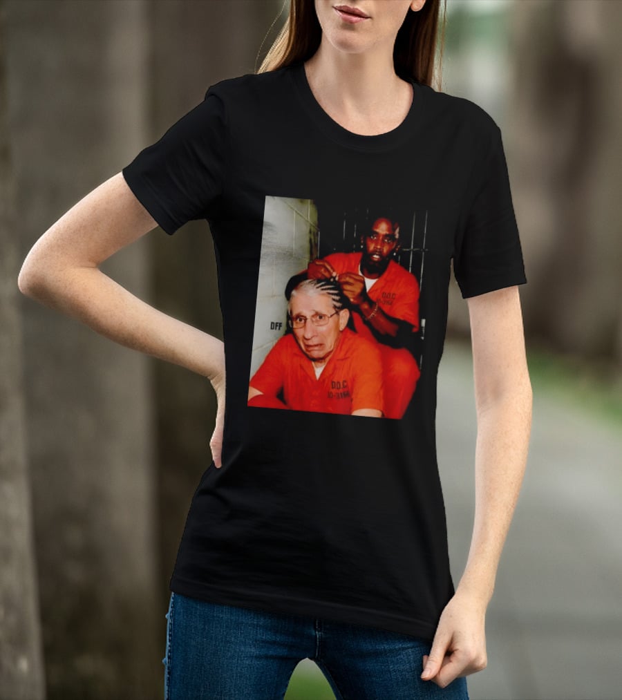 Sean Diddy Combs Braiding Anthony Fauci Hair D.O.C Meme T-Shirt