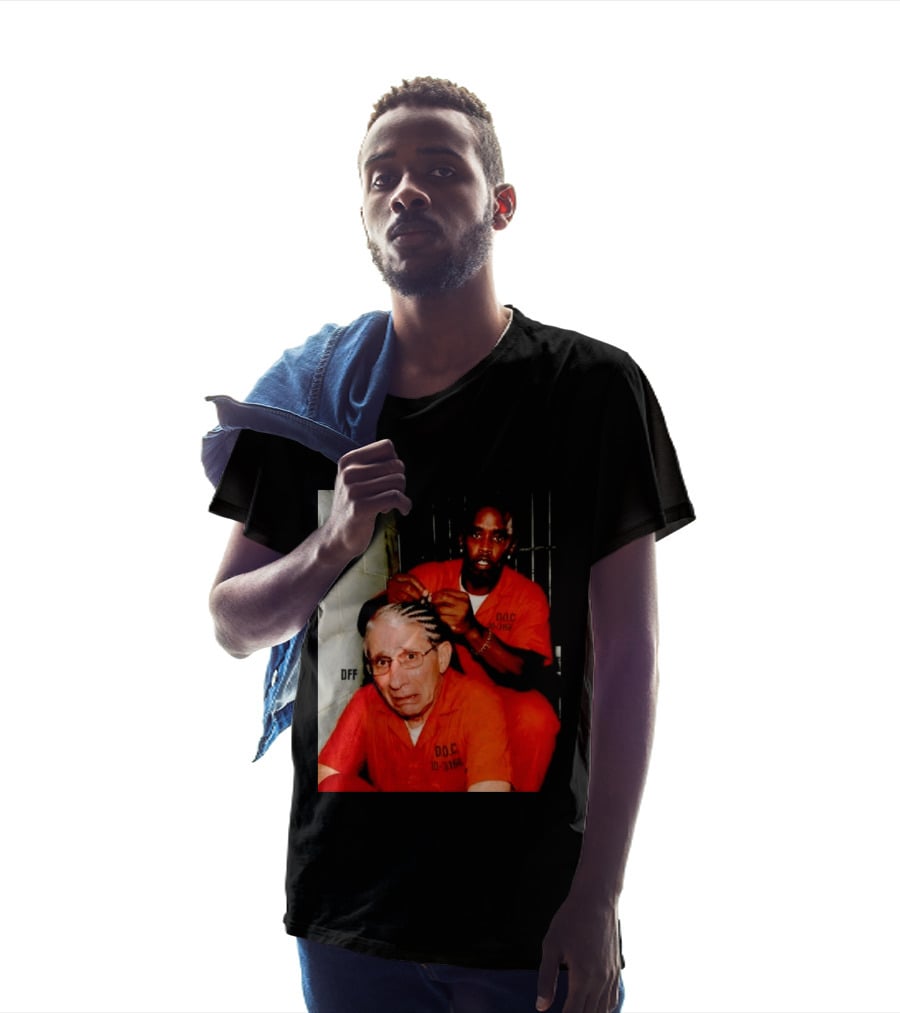 Sean Diddy Combs Braiding Anthony Fauci Hair D.O.C Meme T-Shirt