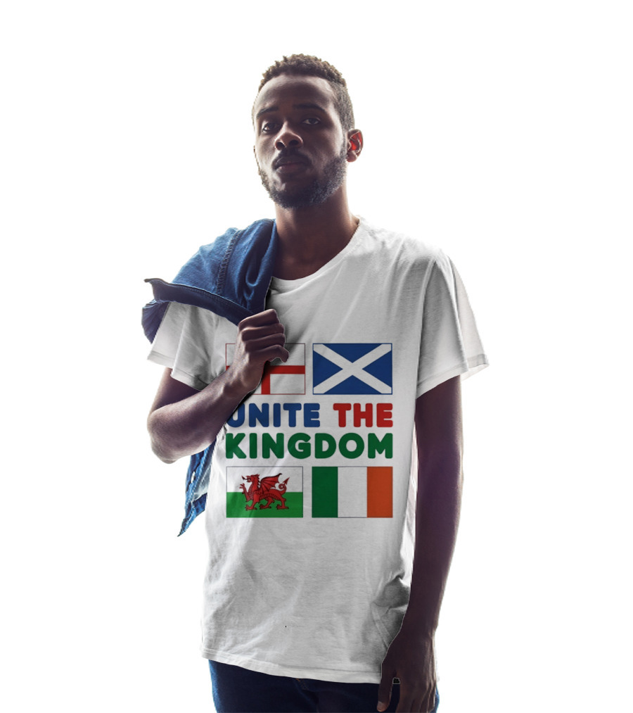 Unite The Kingdom England Scotland Wales Ireland Flags British Isles T-Shirt