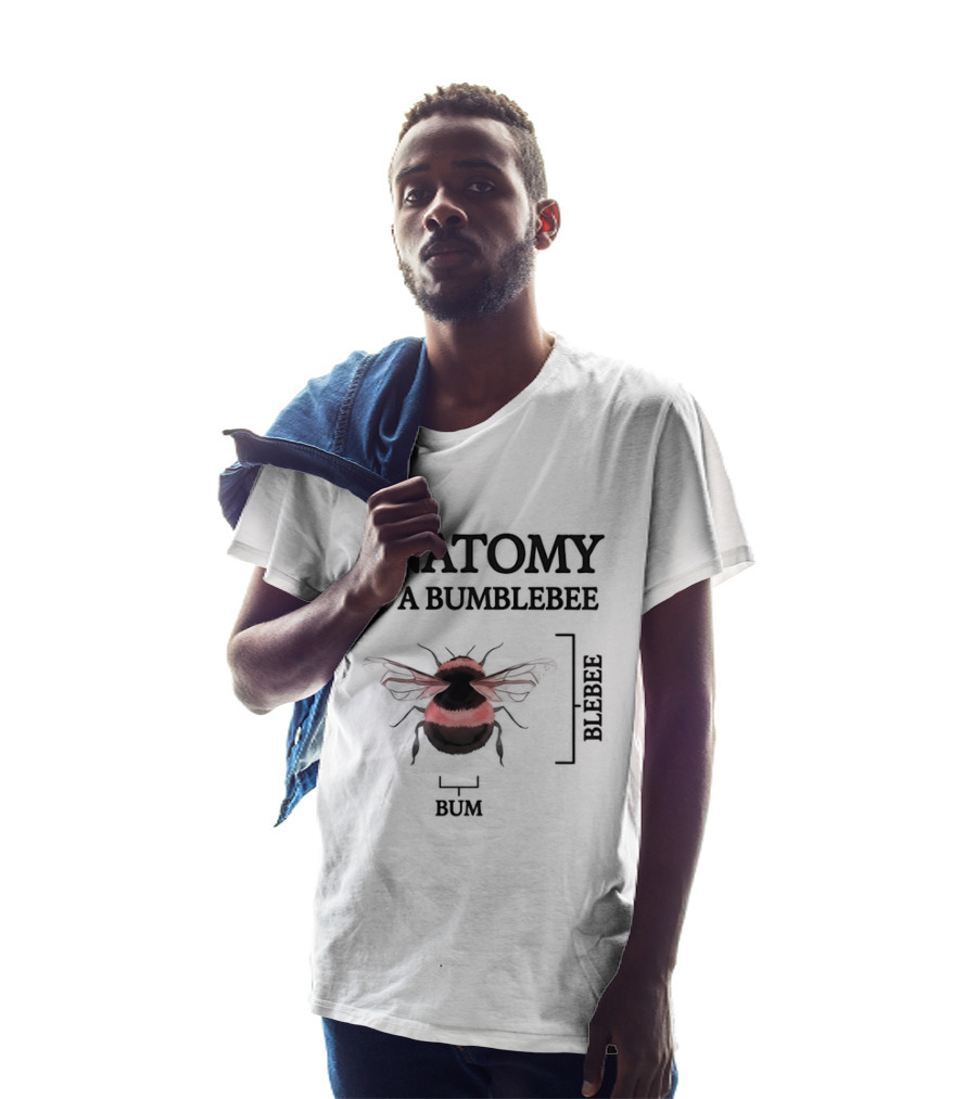 Anatomy Of A Bumblebee Blebee Bum T-Shirt