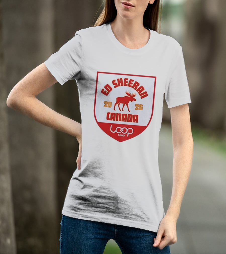 Ed Sheeran 2026 Canada Loop Tour Concert T-Shirt