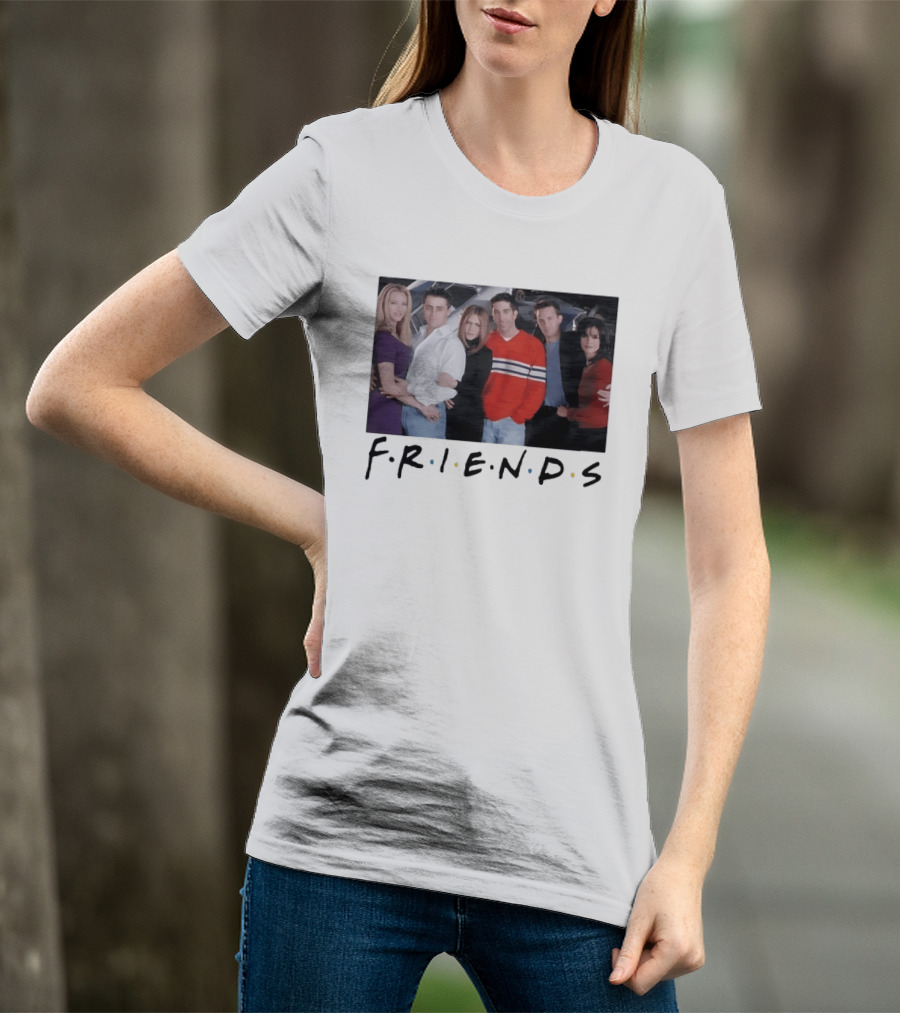 Friends Cast Group 90s Sitcom Rachel Green T-Shirt