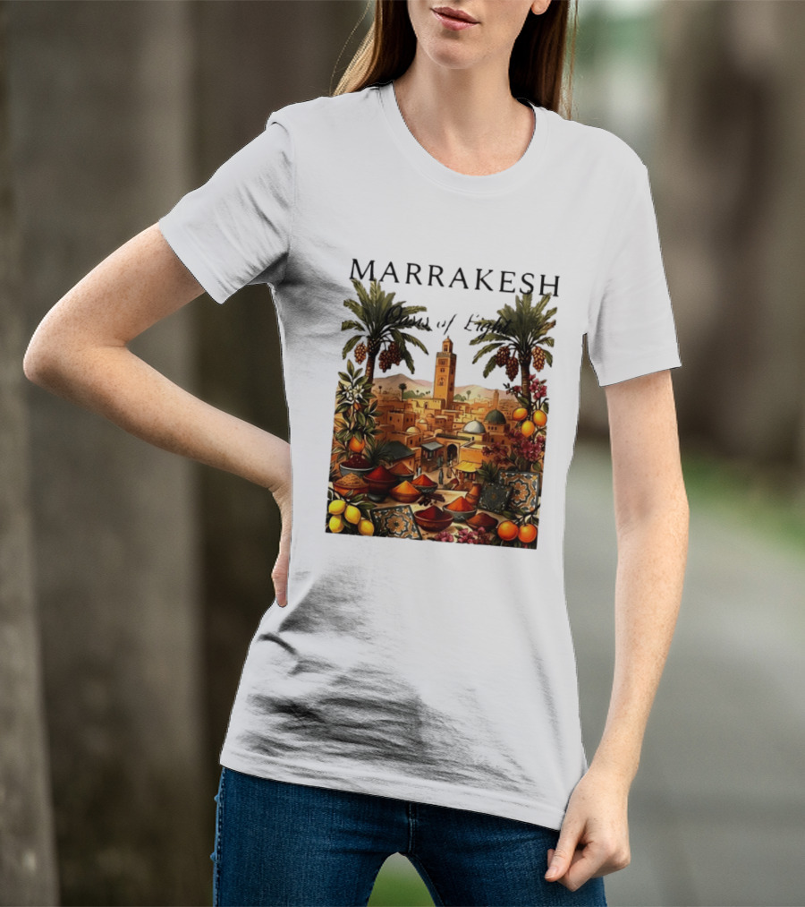 Marrakesh Oasis Of Light Noise Spices And Good Vibes T-Shirt