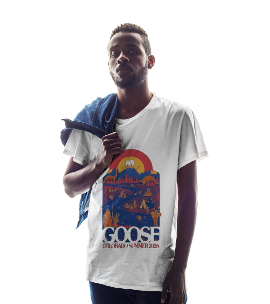 Goose Colorado Summer 2026 Illustrated Camping Adventure T-Shirt