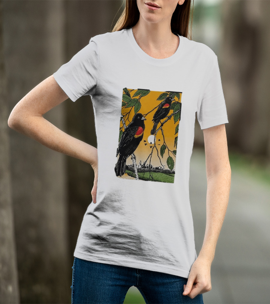 Gregory Alan Isakov Philadelphia August 21 2026 Red Winged Blackbirds City Skyline T-Shirt