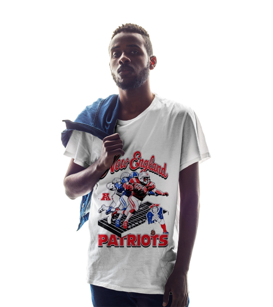New England Patriots Football Player Action AFC T-Shirt