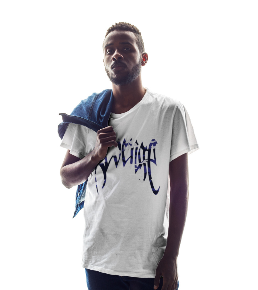 Revenge Store Arch Blue Camo T-Shirt