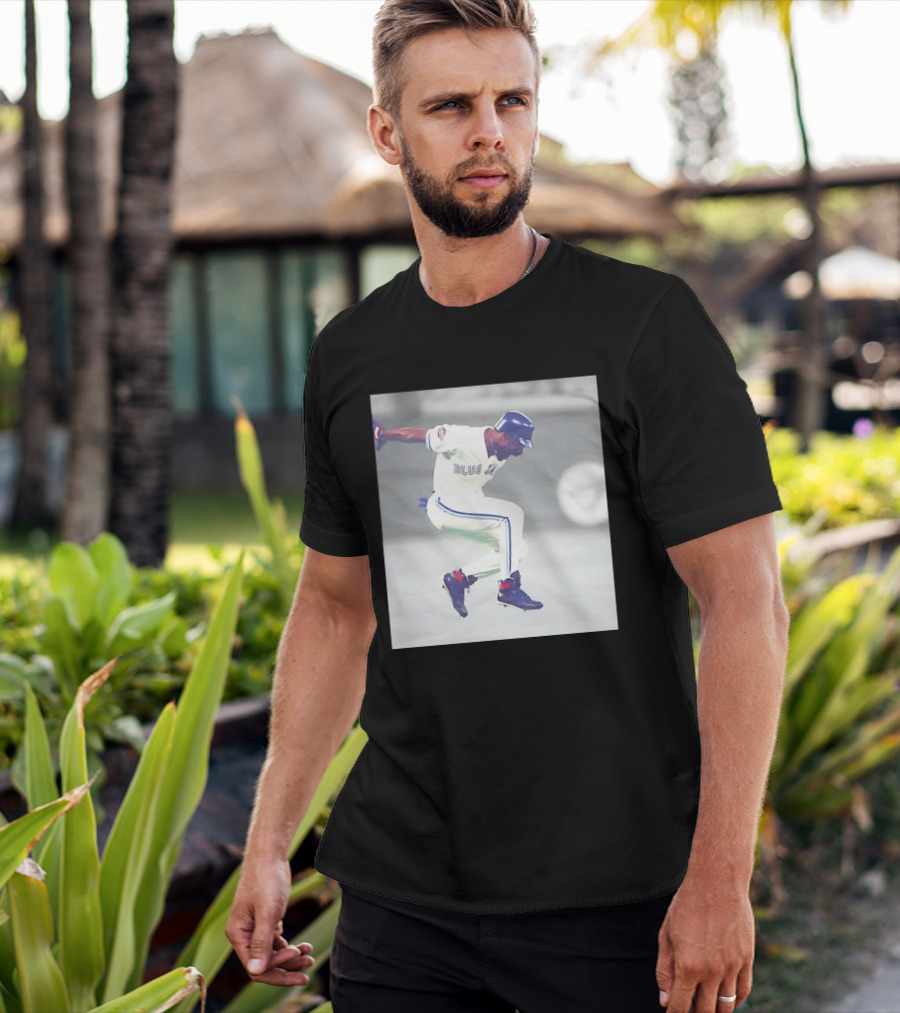 Joe Carter Toronto Blue Jays Baseball Jump Celebration T-Shirt