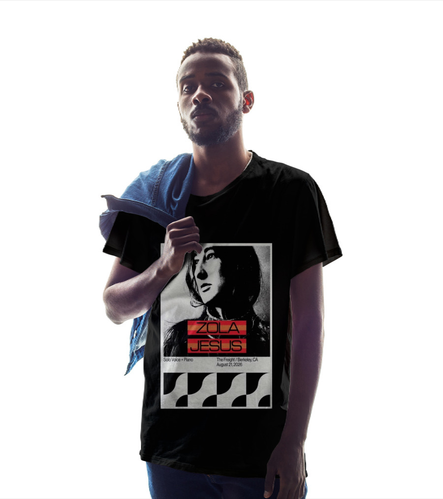 Zola Jesus Solo Voice Piano The Freight Berkeley CA August 21 2026 T-Shirt