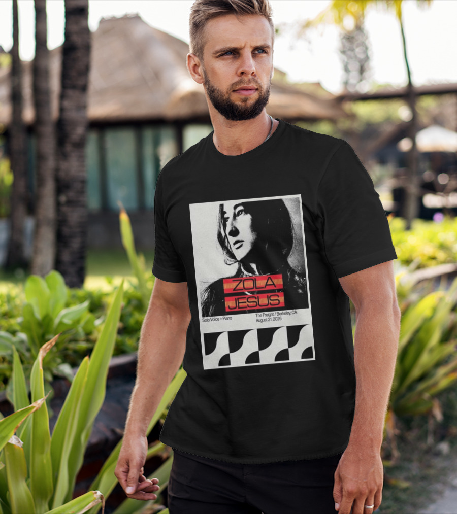 Zola Jesus Solo Voice Piano The Freight Berkeley CA August 21 2026 T-Shirt